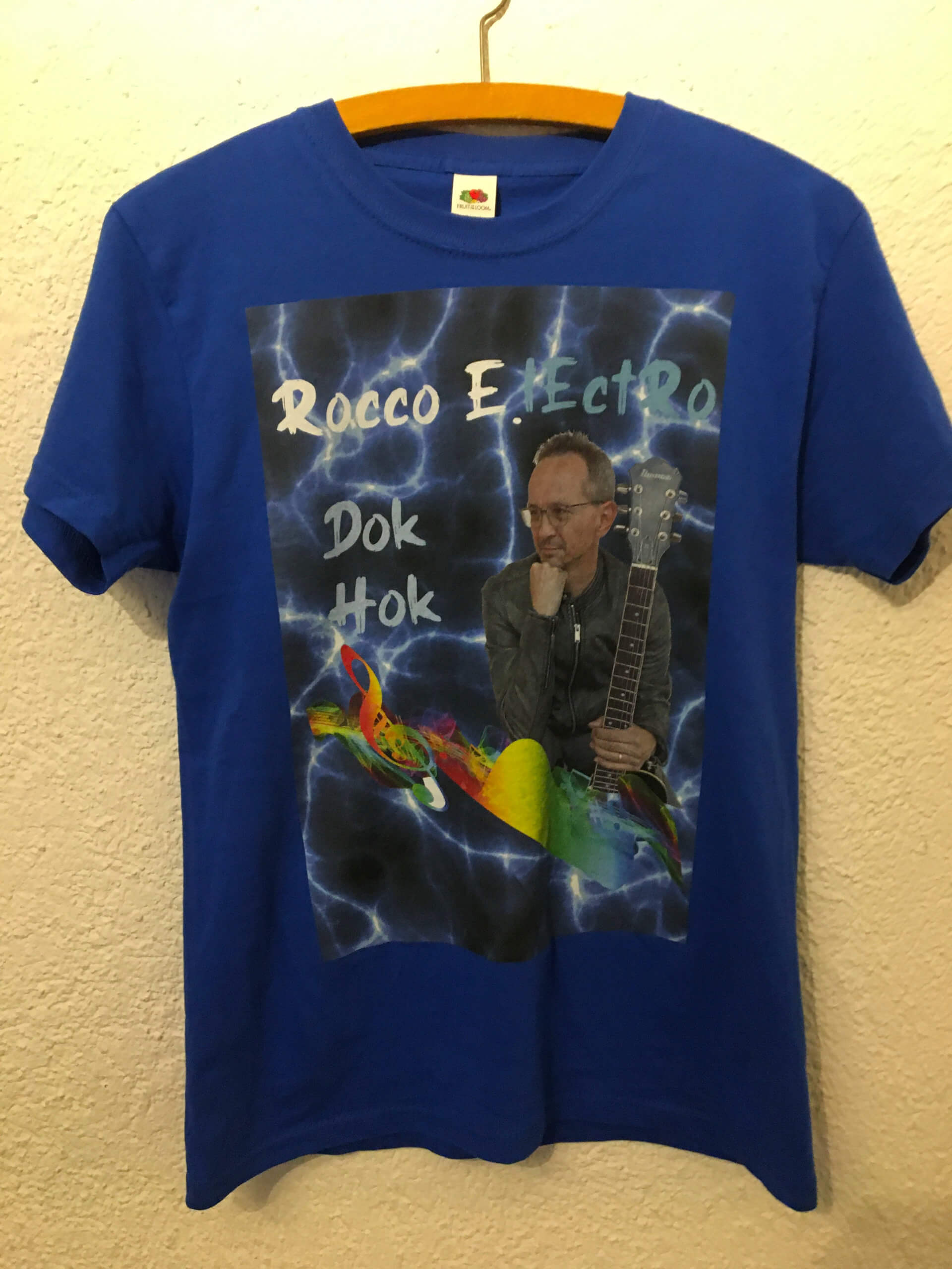 T-Shirt Rocco E. Lectro Vorderseite